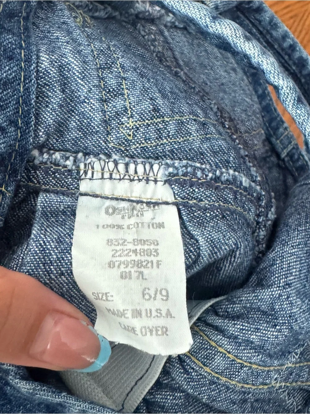 Vintage Oshkosh Baby B’gosh 6/9M made in USA